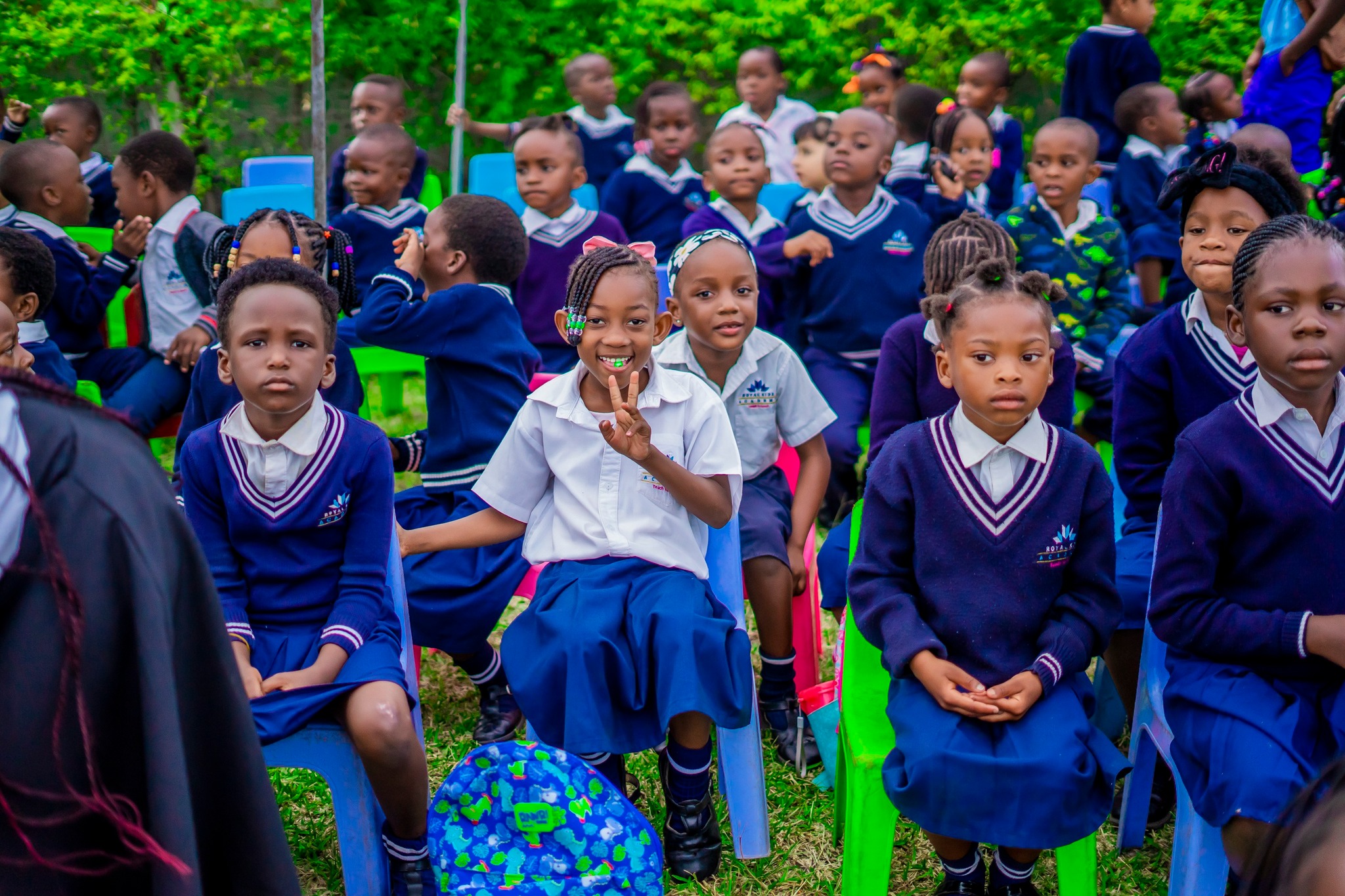 Royal Kidz Academy learners engaged in school activities