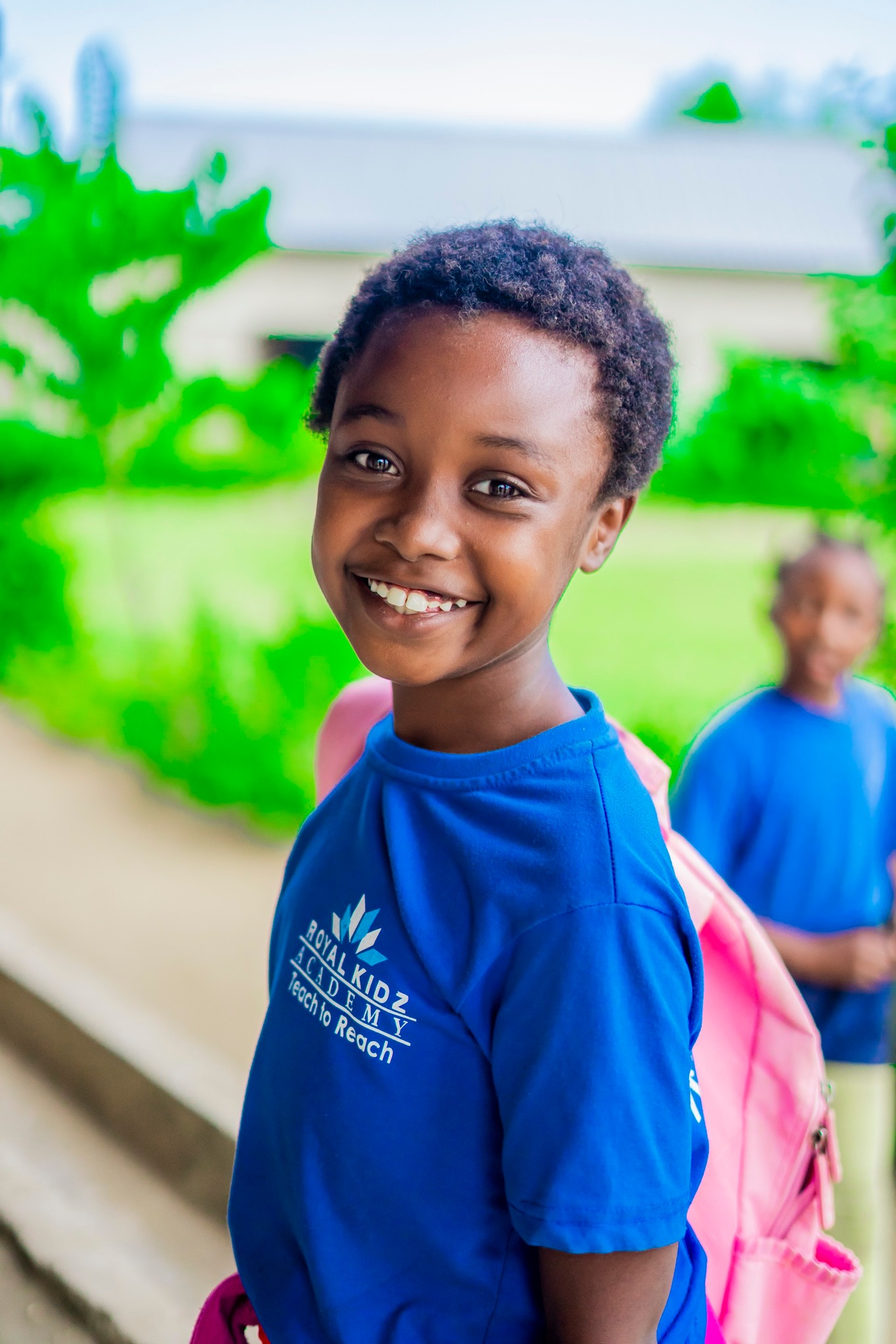 A learner at Royal Kidz Academy
