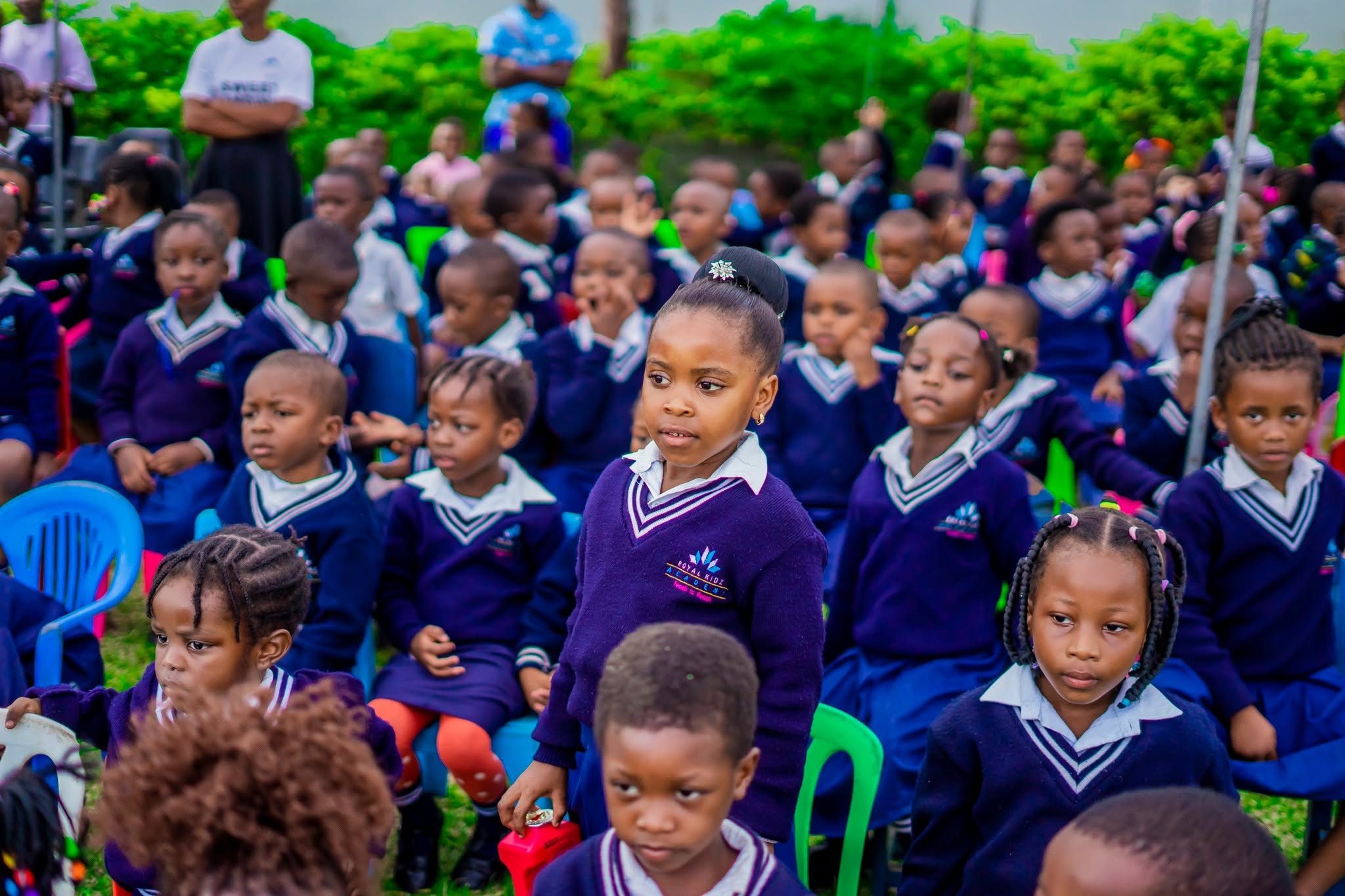 Royal Kidz Academy learners at school