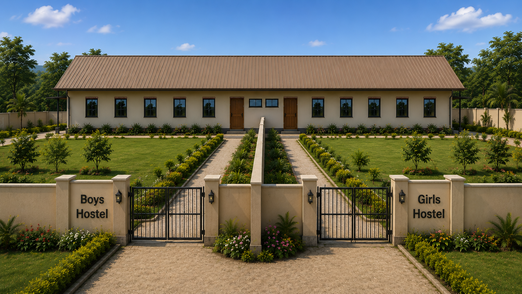 Architectural concept for the Royal Kidz Academy hostel project