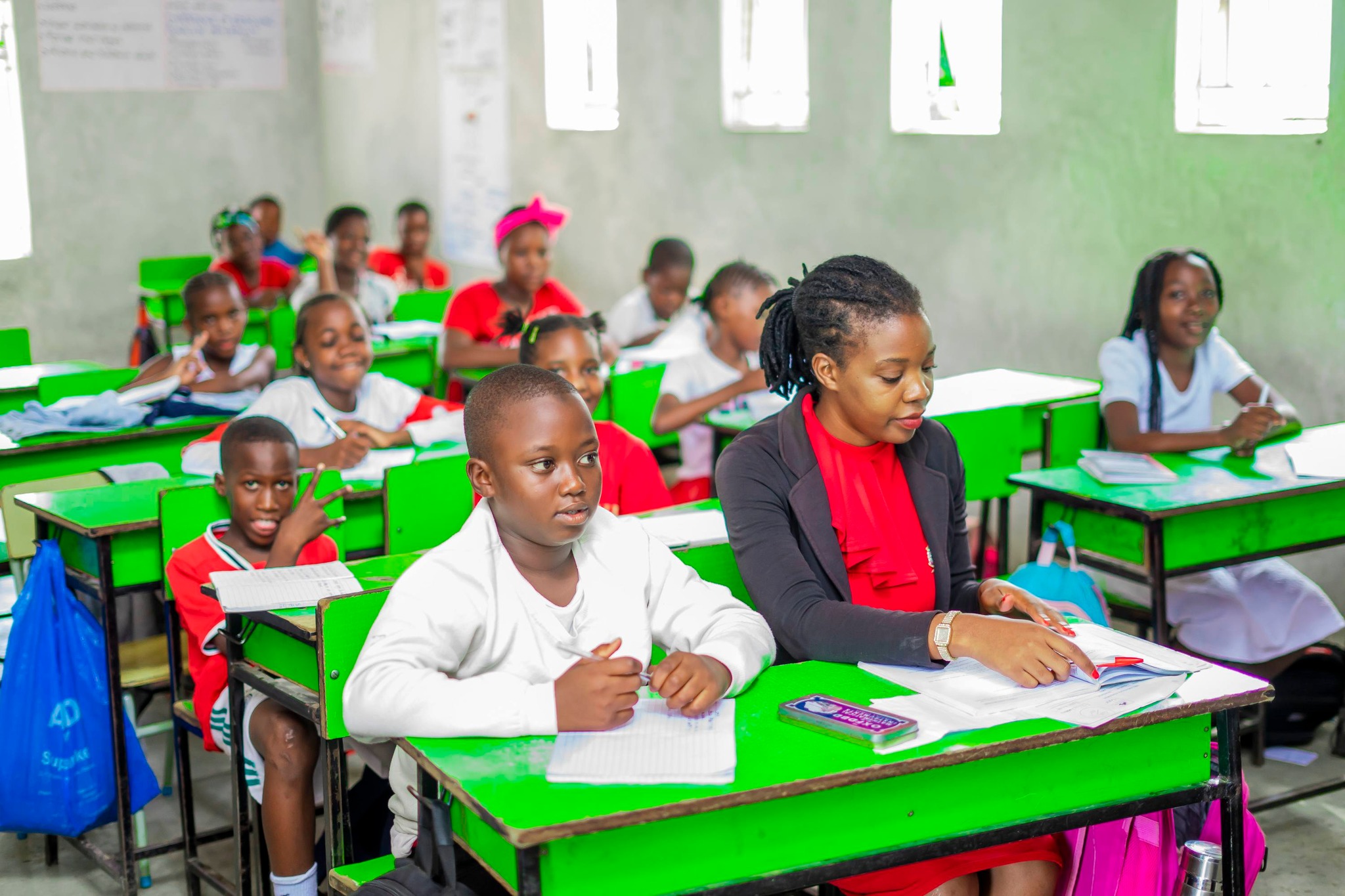 Learners in a Royal Kidz Academy classroom